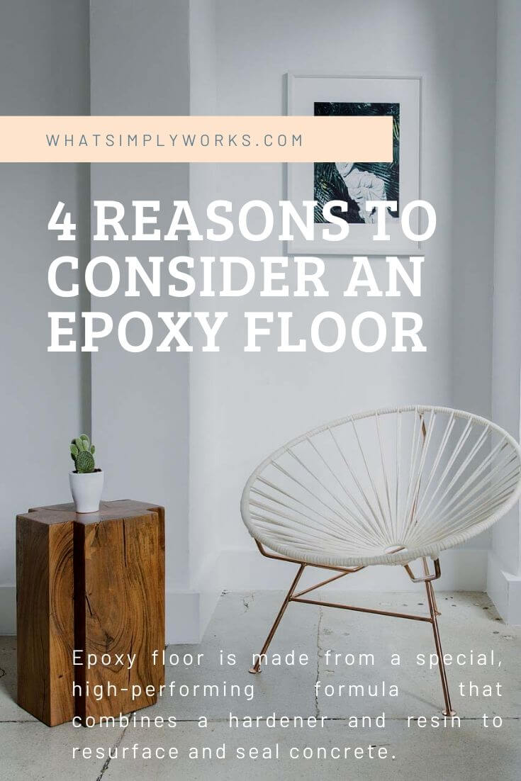 Epoxy floor is made from a special, high-performing formula that combines a hardener and resin to resurface and seal concrete.